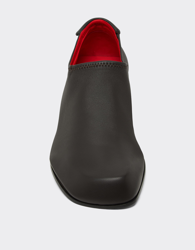 Leather Mules with Square Heel 3