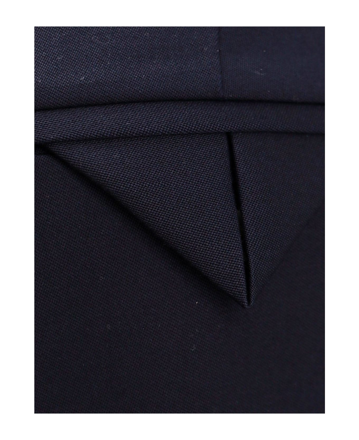 Straight Leg Tailored Trousers - 3