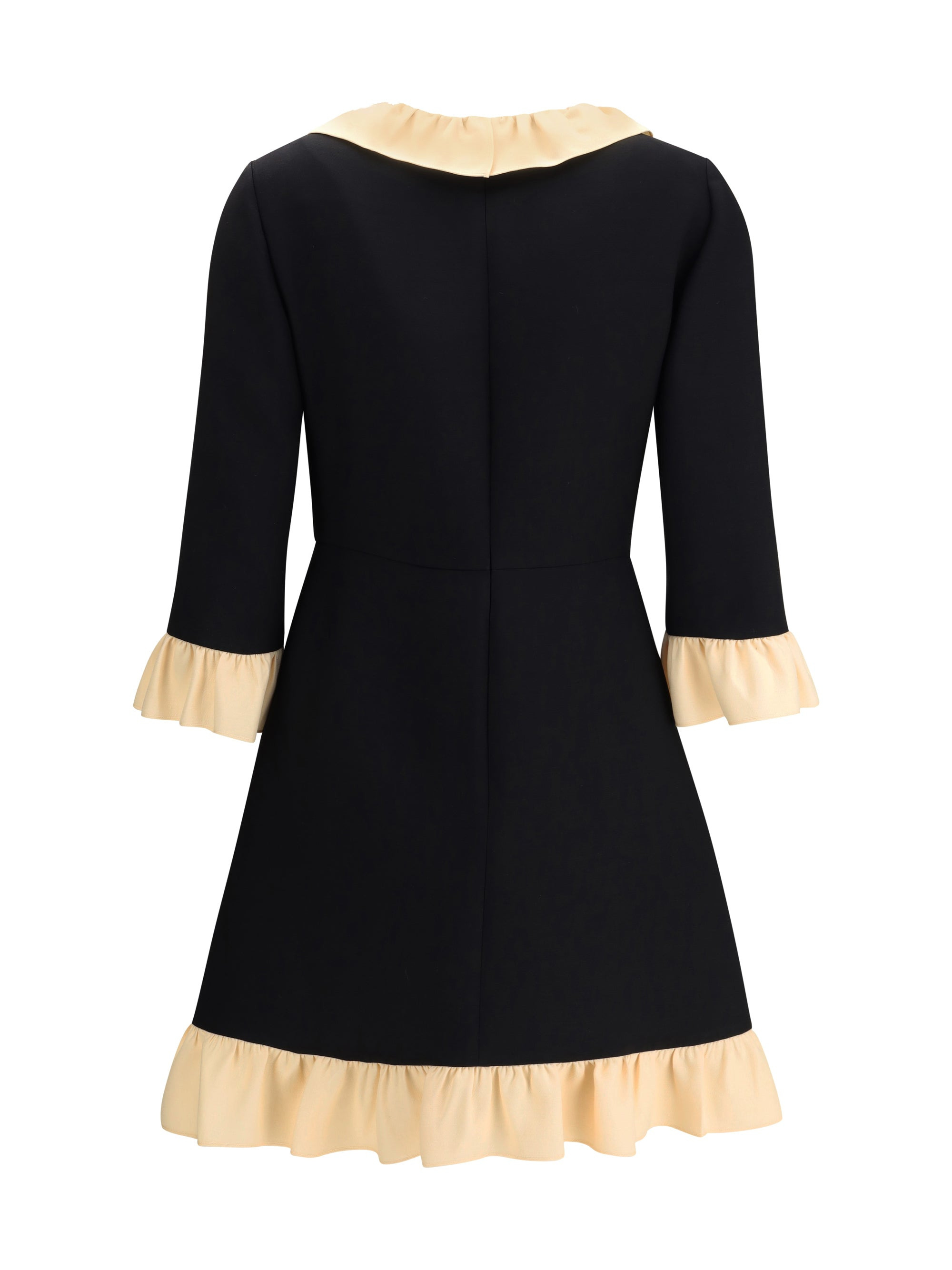 Valentino Women Wool And Silk Short Dress - 2