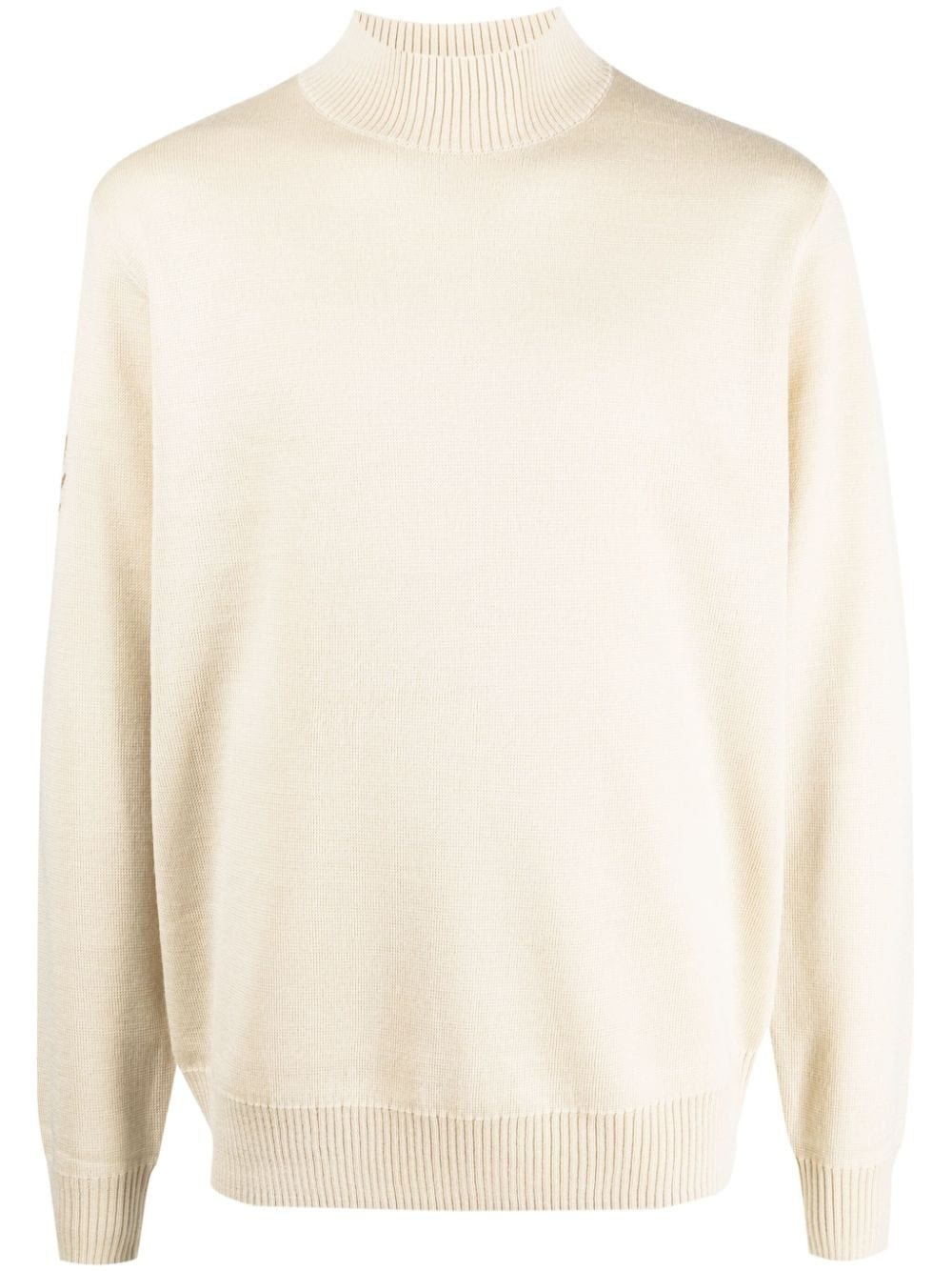 mock-neck wool-blend jumper - 1