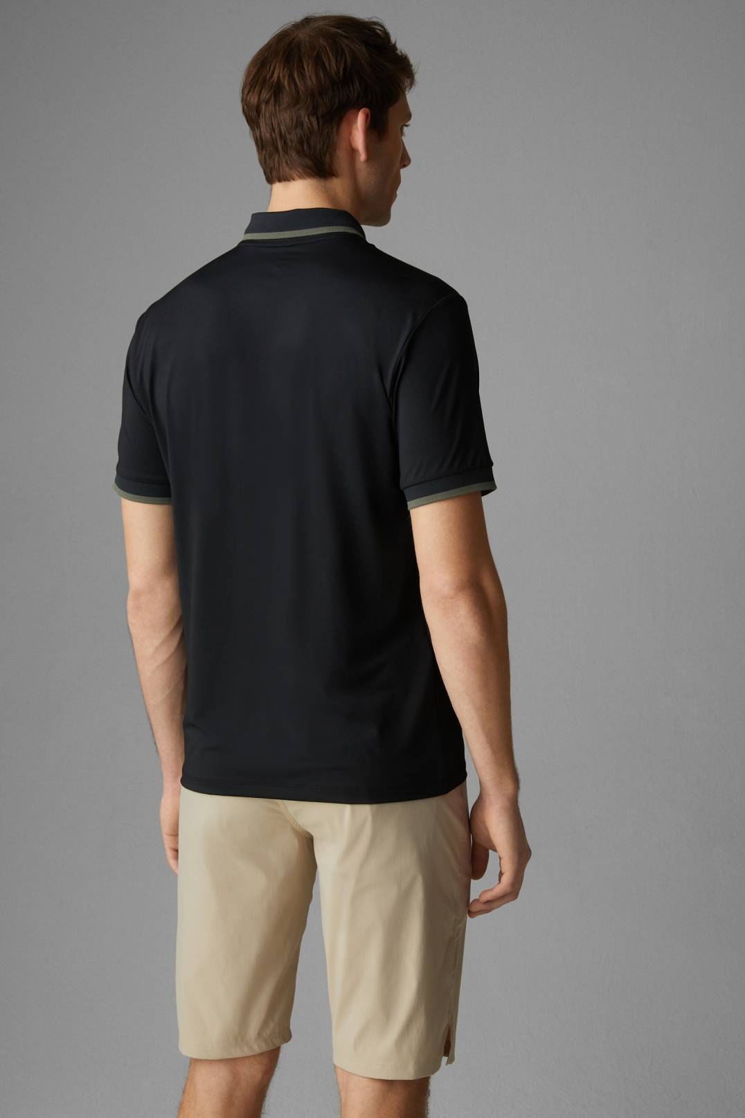 CODY FUNCTIONAL POLO SHIRT IN BLACK - 3