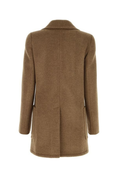 Stella McCartney Brown wool coat outlook