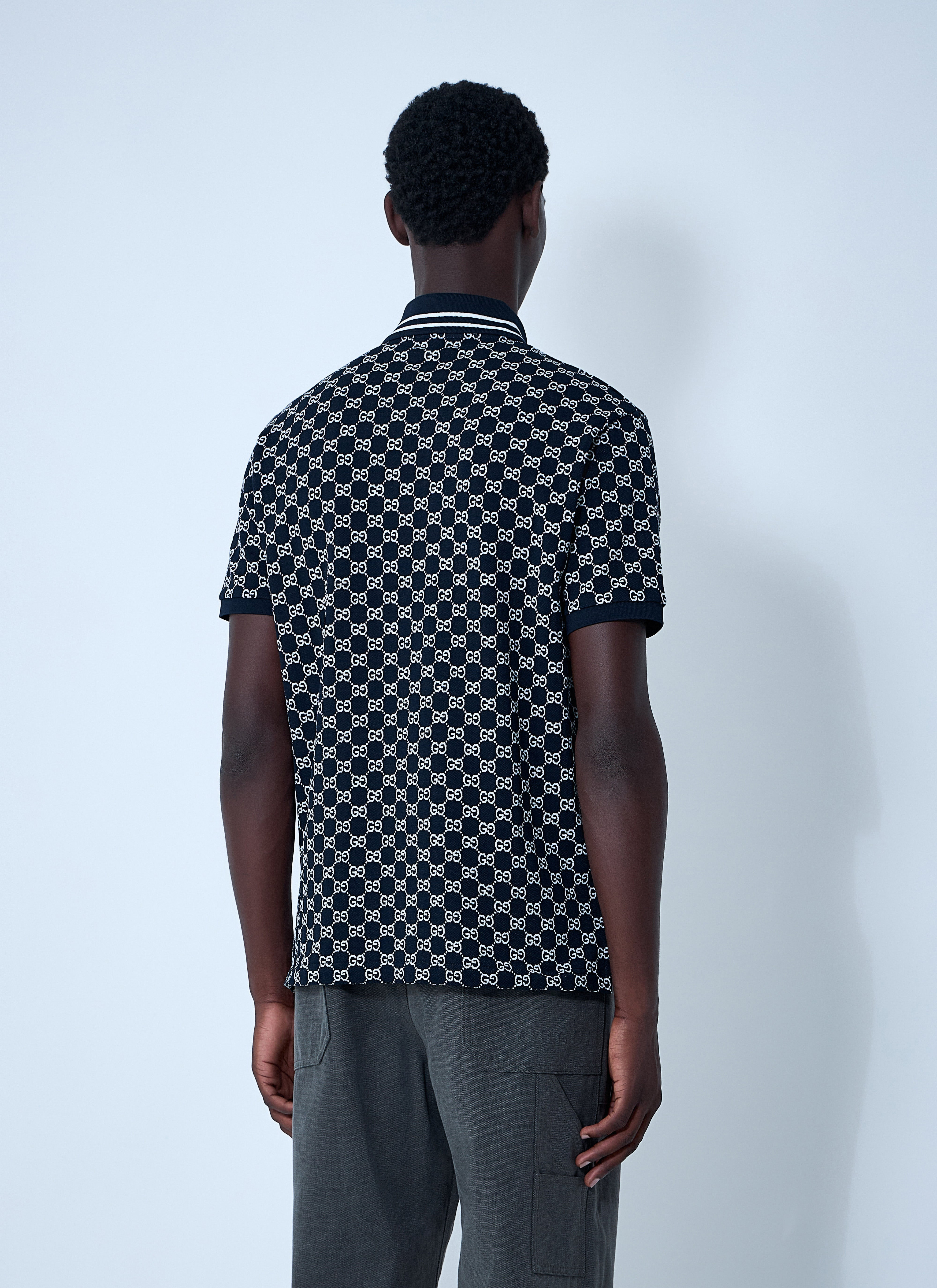 Gucci Men Interlocking G Polo Shirt - 4