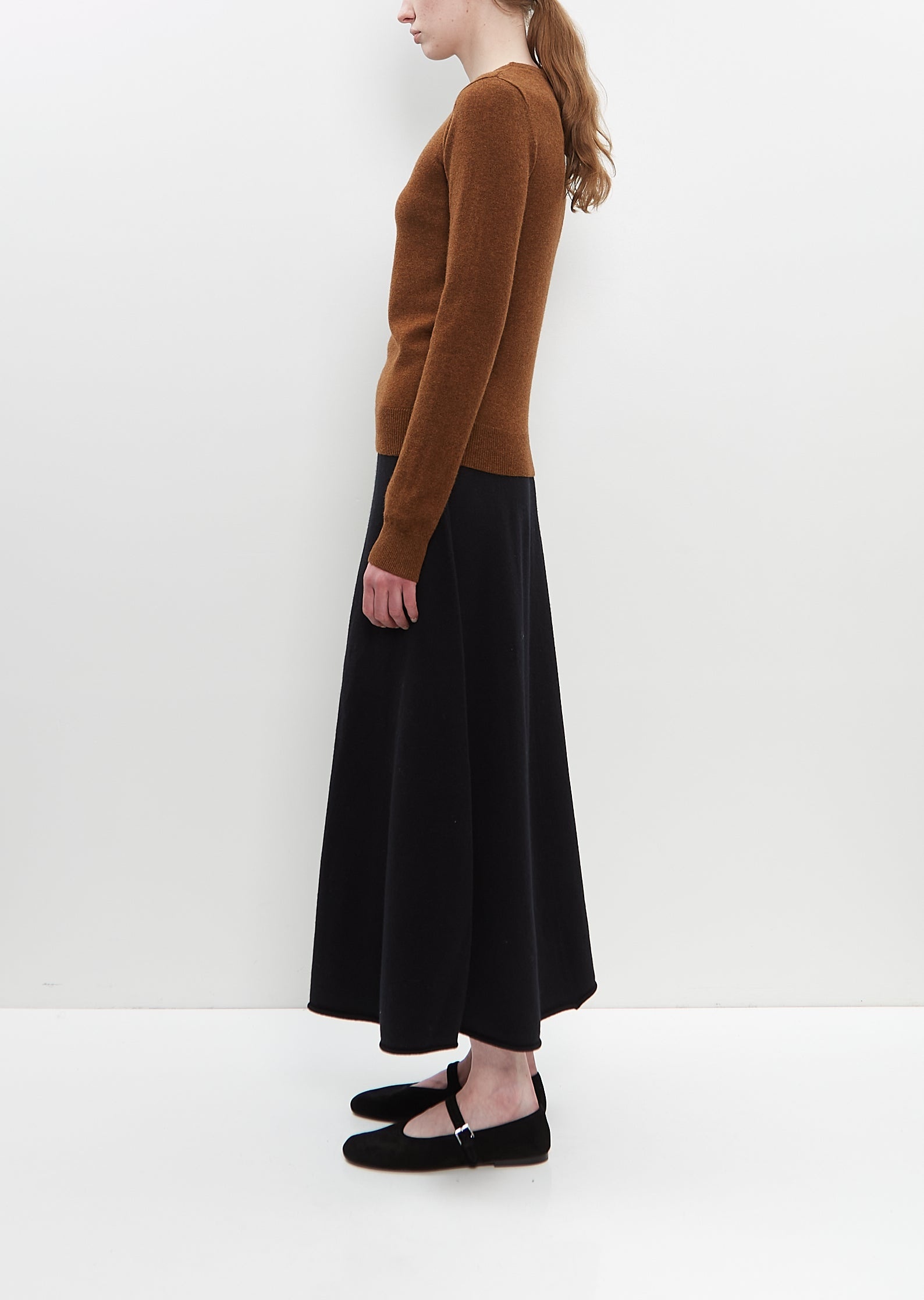 Cashmere Nylon n°41 Body Sweater — Rust - 2