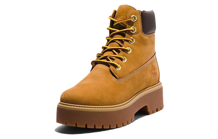 (WMNS) Timberland Stone Steet 6 Inch Premium Platform Waterproof Boots 'Wheat Nubuck' A5RJD - 2