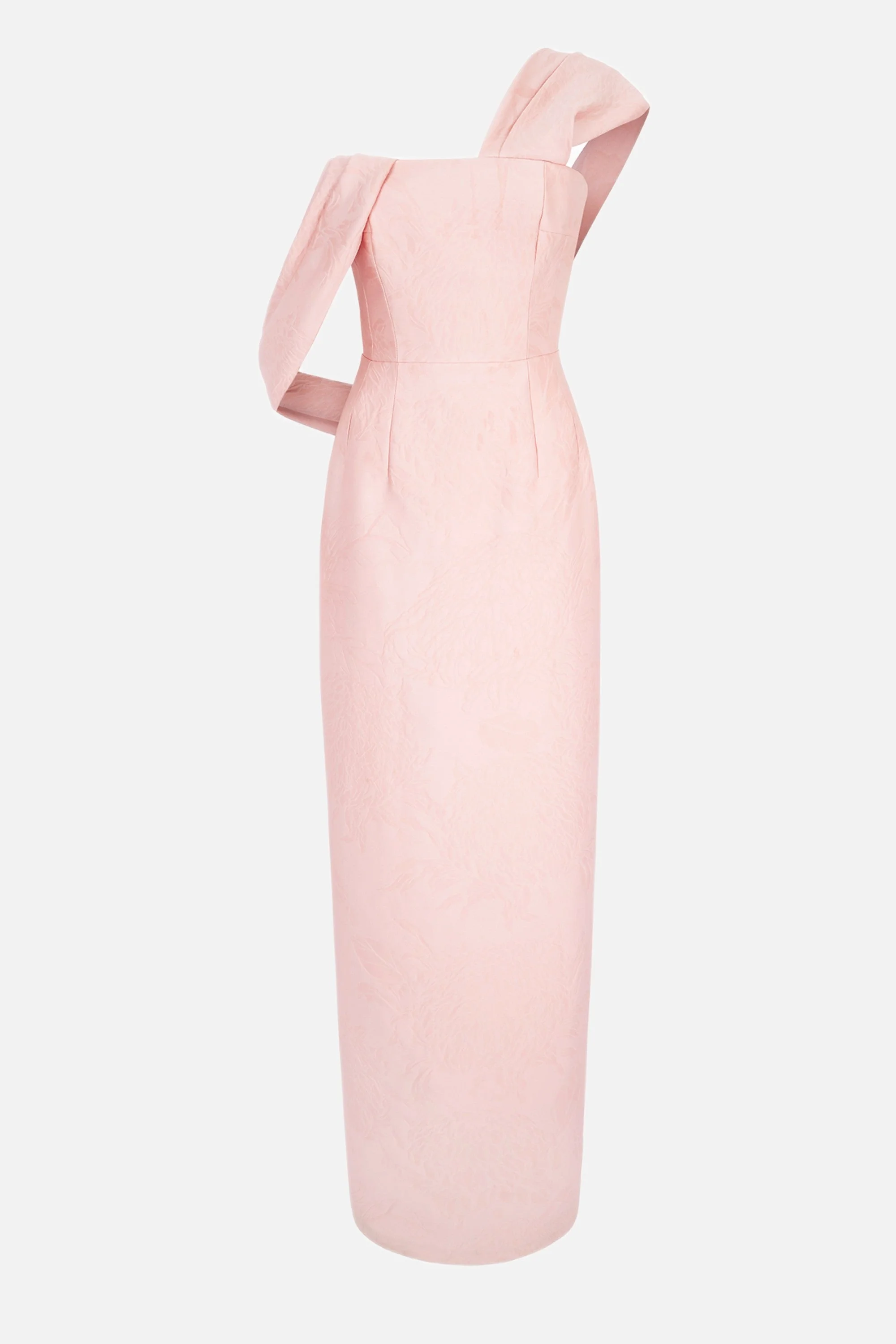 Kiana Dress Pink Embossed Cloque - 1