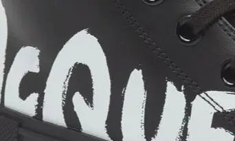 Tread Slick Grafitti High Top Sneaker in Black/White - 7