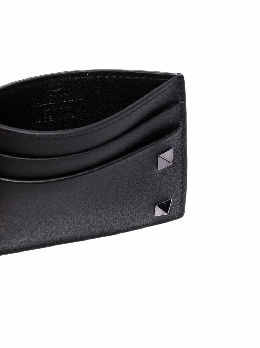 Rockstud leather cardholder - 3