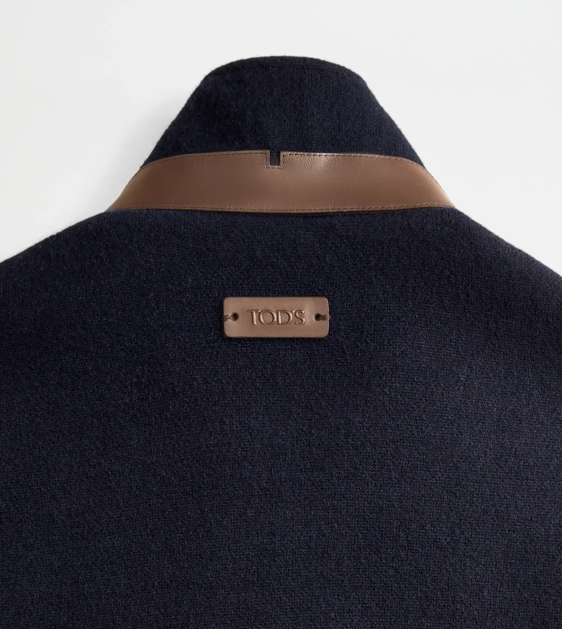 CABAN IN CASHMERE BLEND JERSEY - BLUE - 6