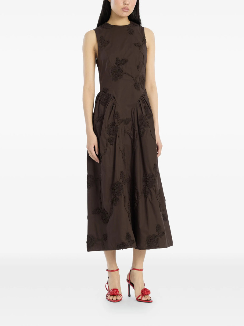 Rotate Flower-detail Midi Dress 1
