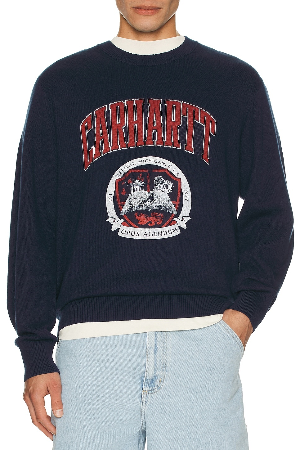 Library College Crew Neck Sweatshirt - 3