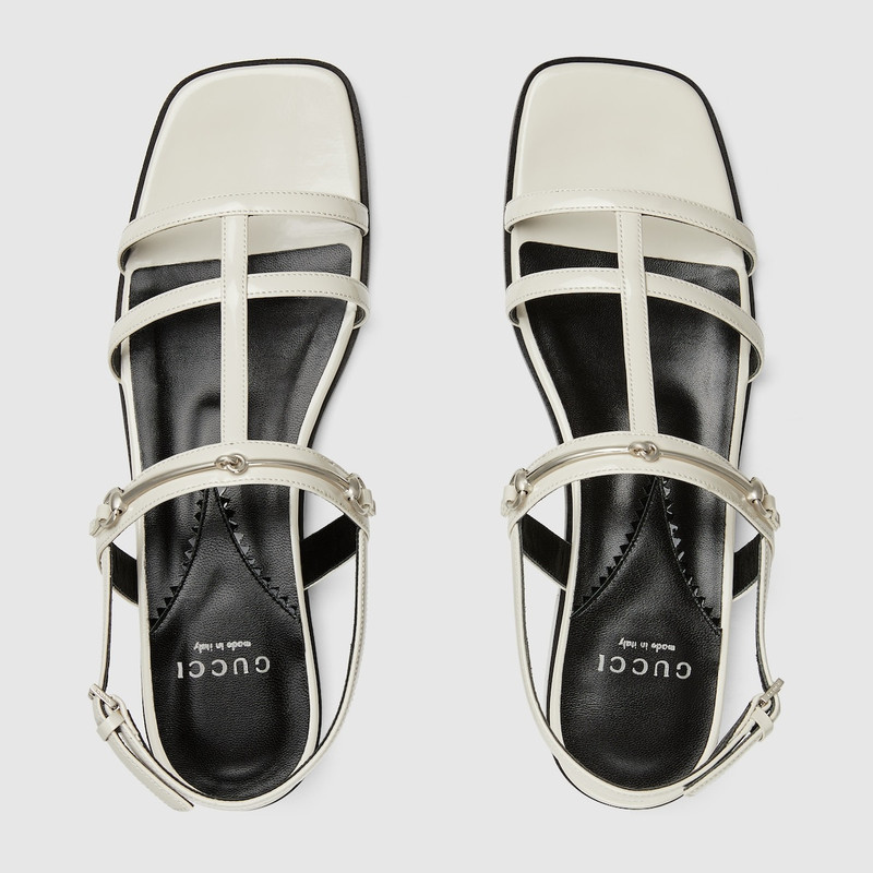 Women's slim Horsebit flat sandal 5