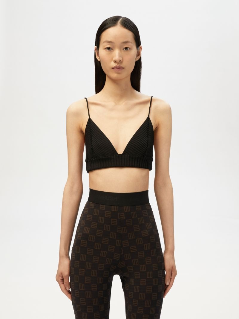 RIBBED BRA TOP - 3