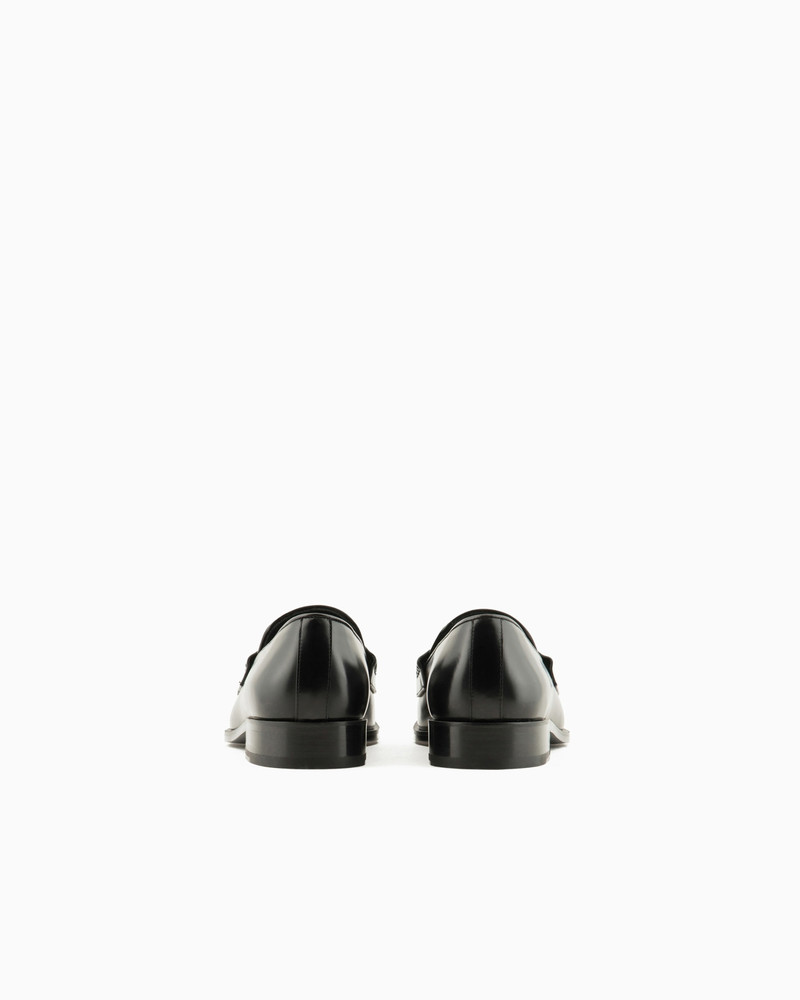 GIORGIO ARMANI Leather loafers outlook