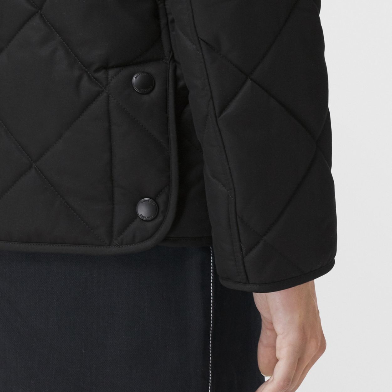 Diamond Quilted Cotton Gabardine Jacket - 6