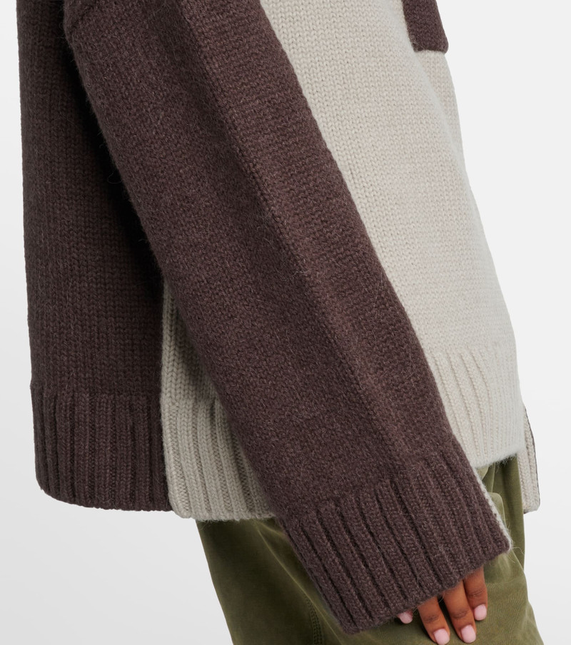 Wool and alpaca-blend turtleneck sweater 5
