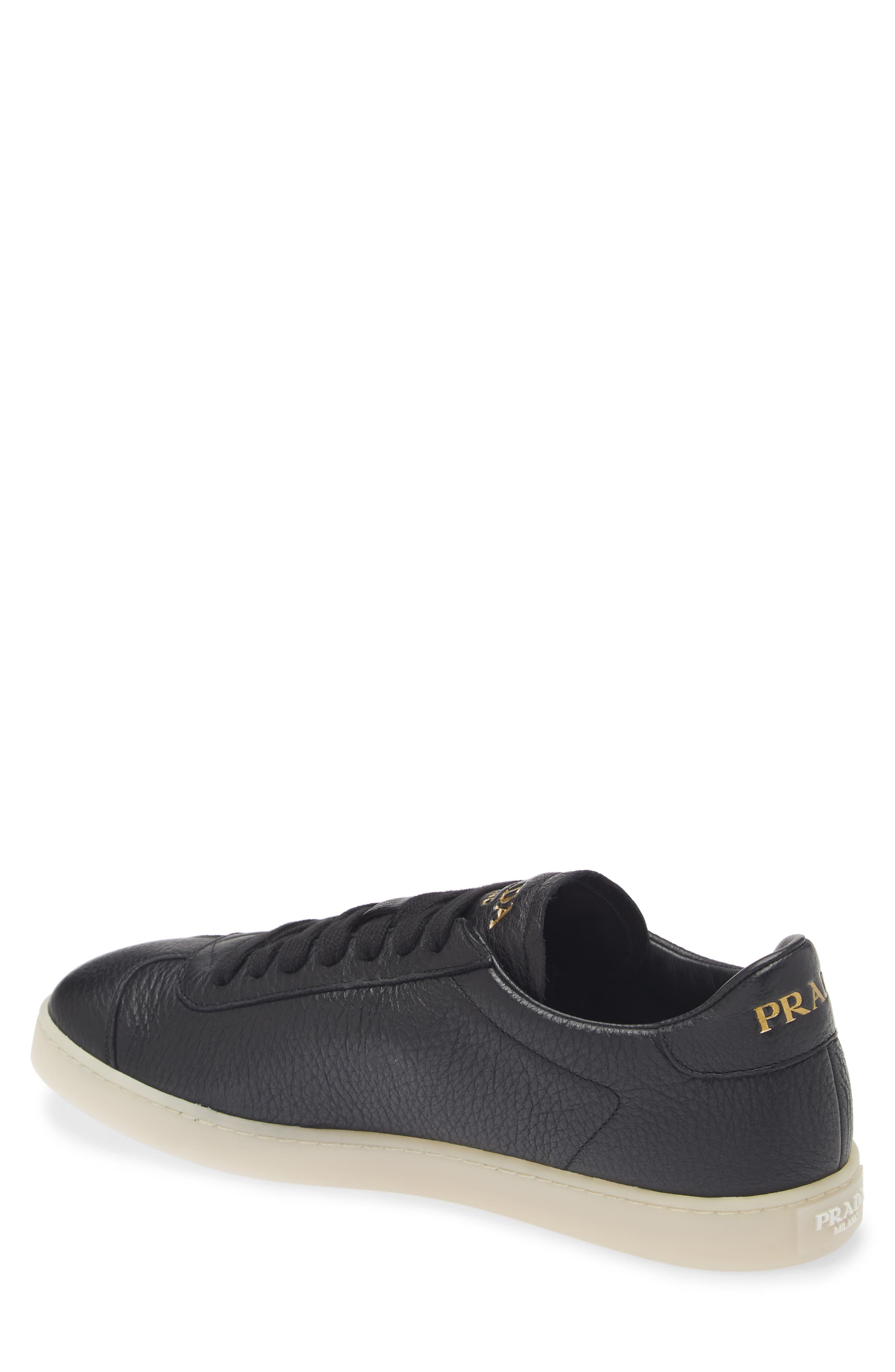 Prada Lane Low Top Sneaker in Nero at Nordstrom - 2