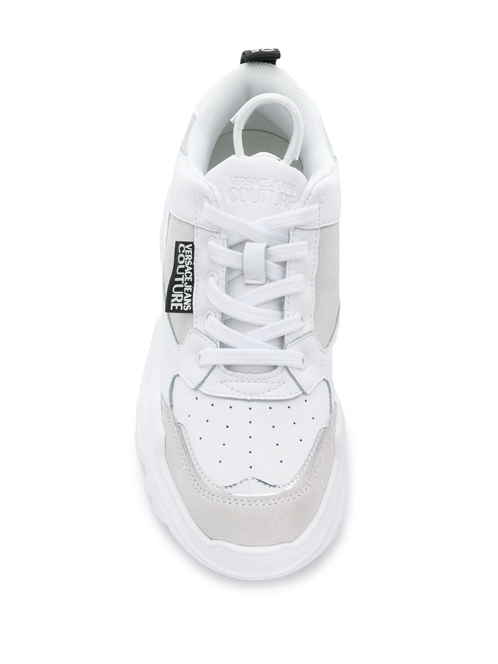 logo patch chunky sneakers - 4