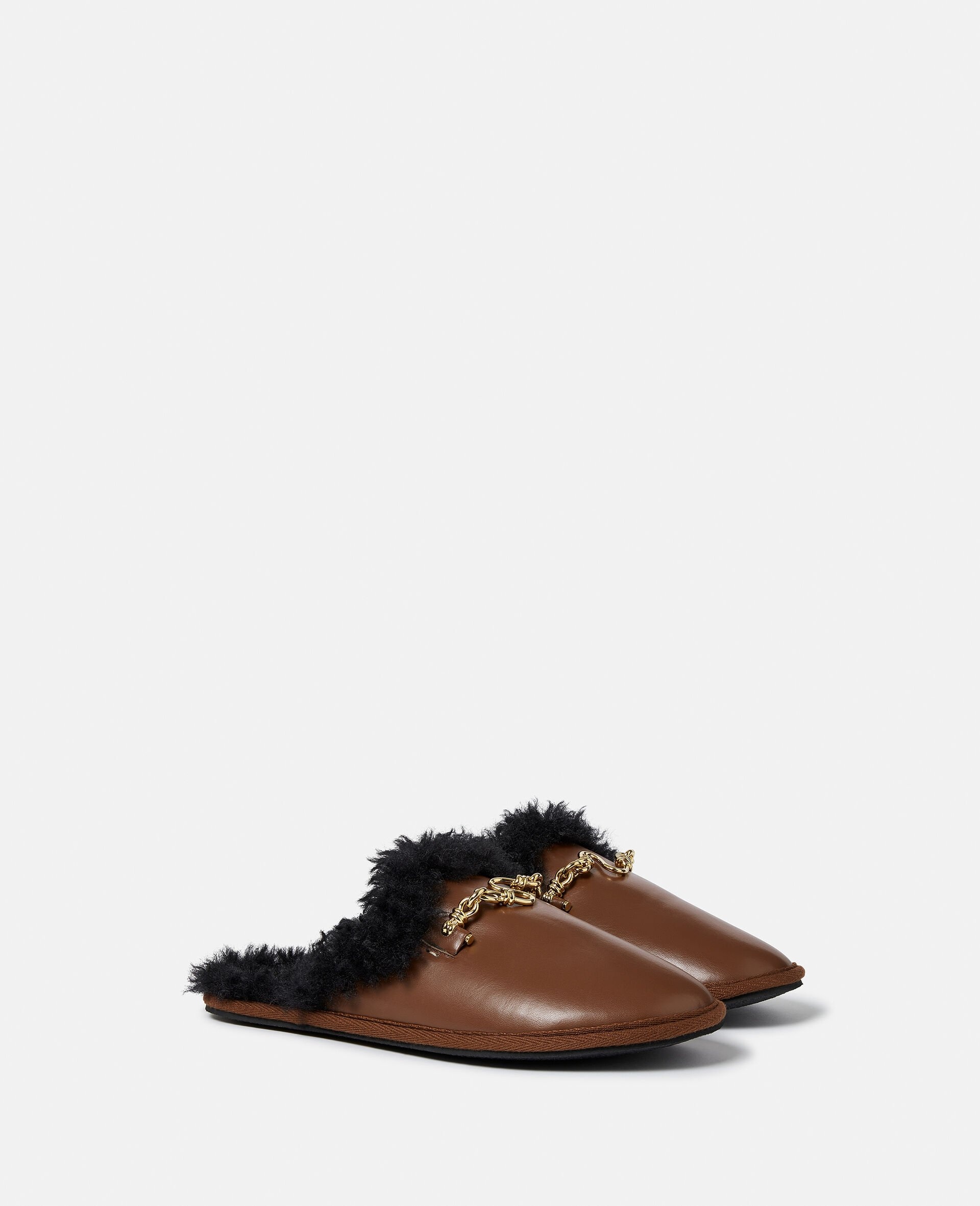 Ryder Backless Vegan Plush Teddy-Lined Loafers - 2