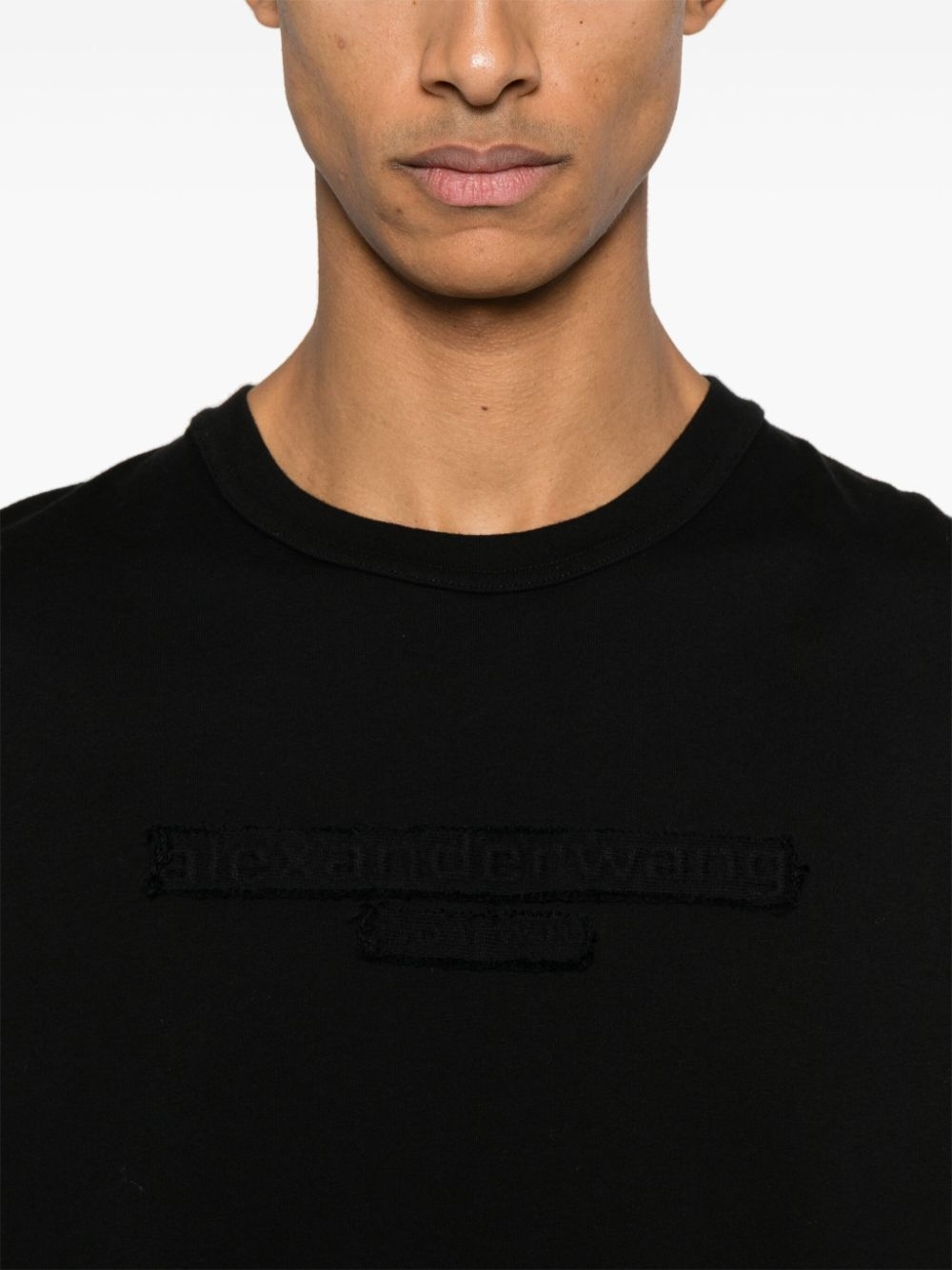 logo-embossed T-shirt - 5
