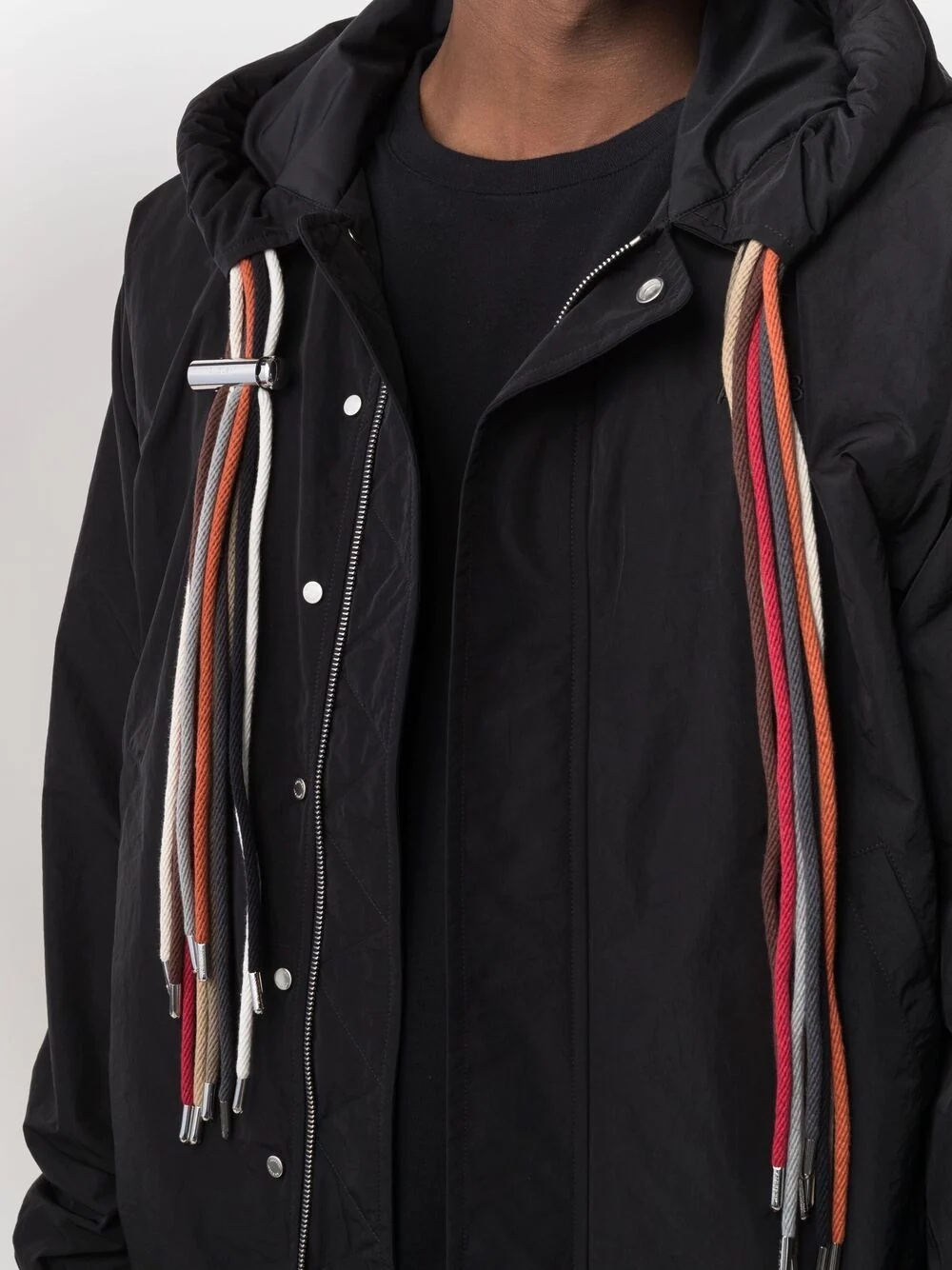 drawstring hooded jacket - 5