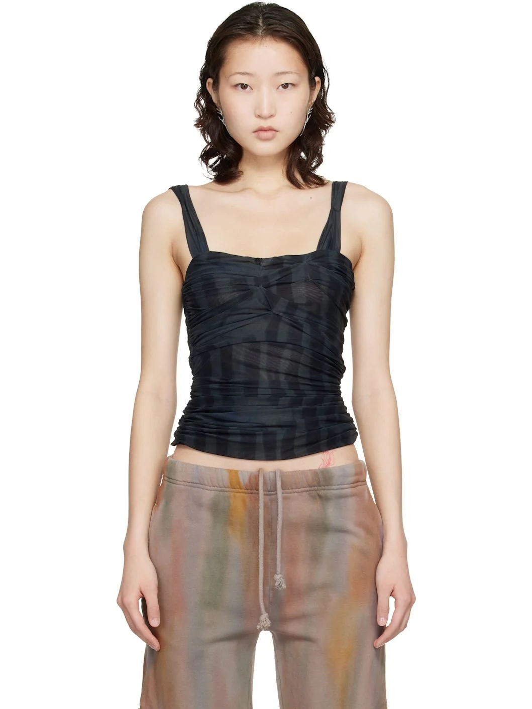 Black Nettle Tank Top - 1
