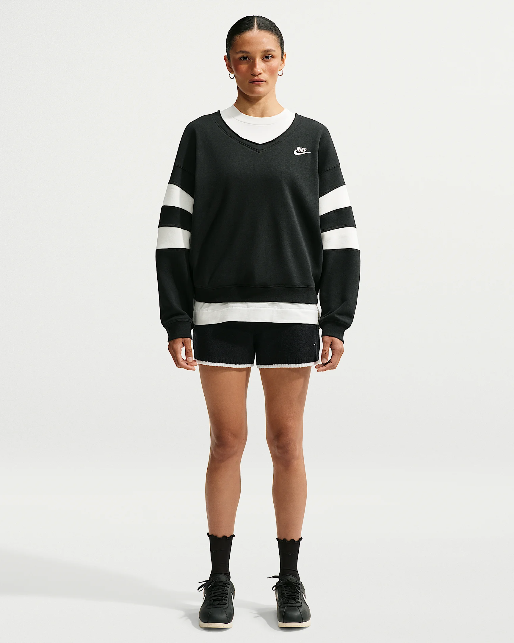 Nike Sportswear Chill Knit Women's Mid-Rise Shorts - 1