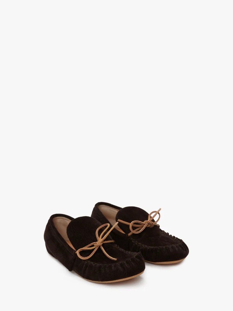 JW Anderson CORDUROY MOCCASIN LOAFERS outlook