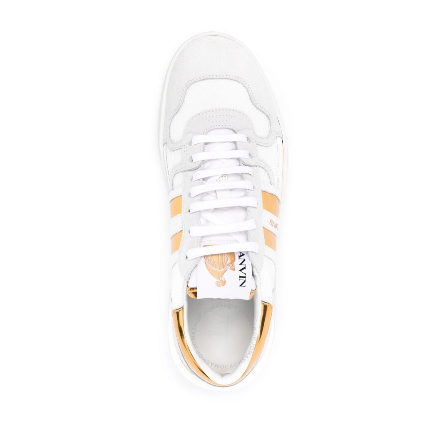 Lanvin Ladies Clay Low Top Leather Sneaker - 4