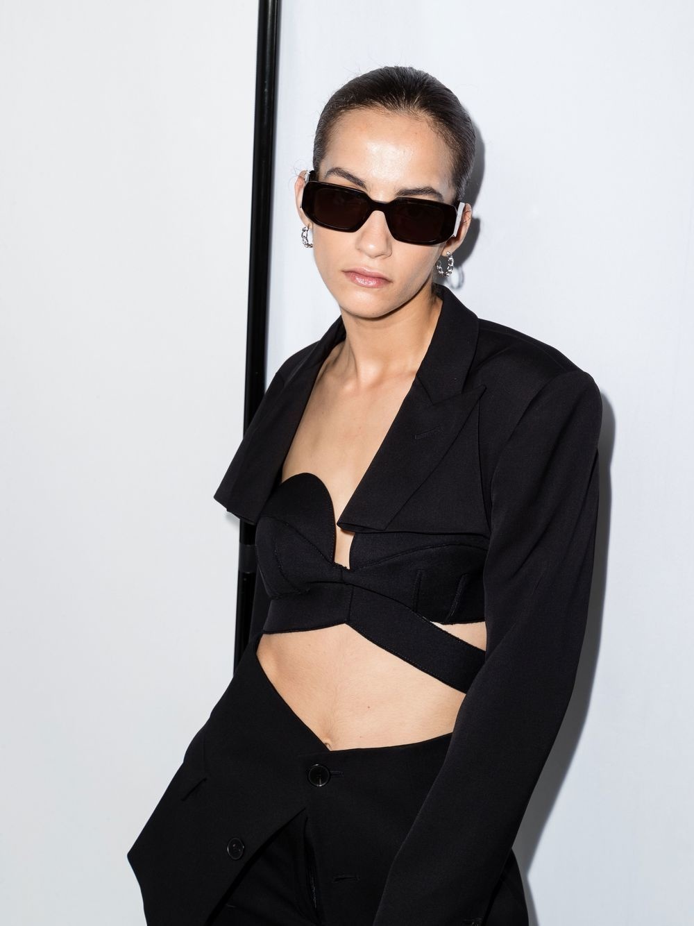 tortoiseshell square-frame sunglasses - 2