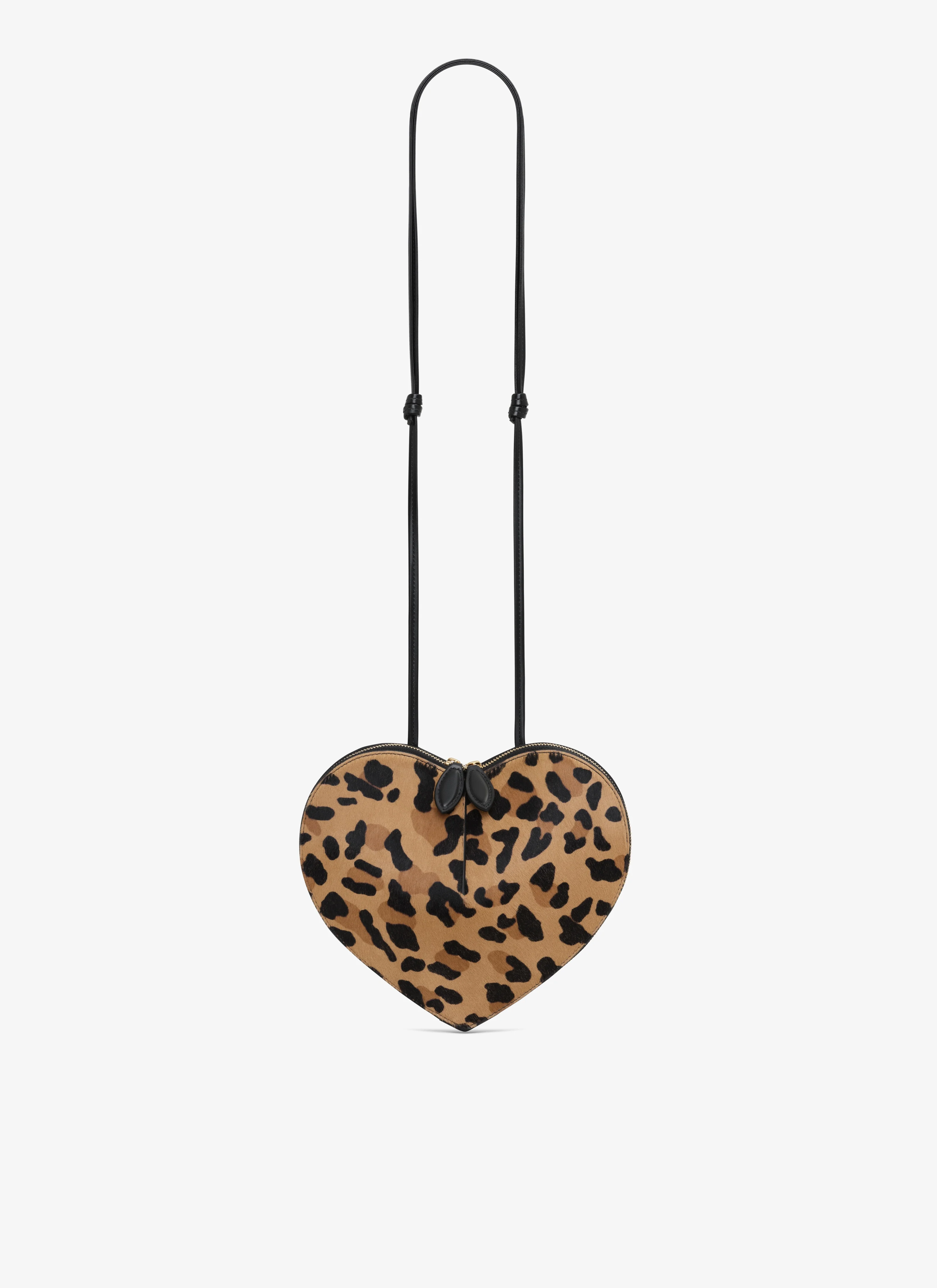 LE CŒUR BAG IN LEOPARD HAIRCALF - 1