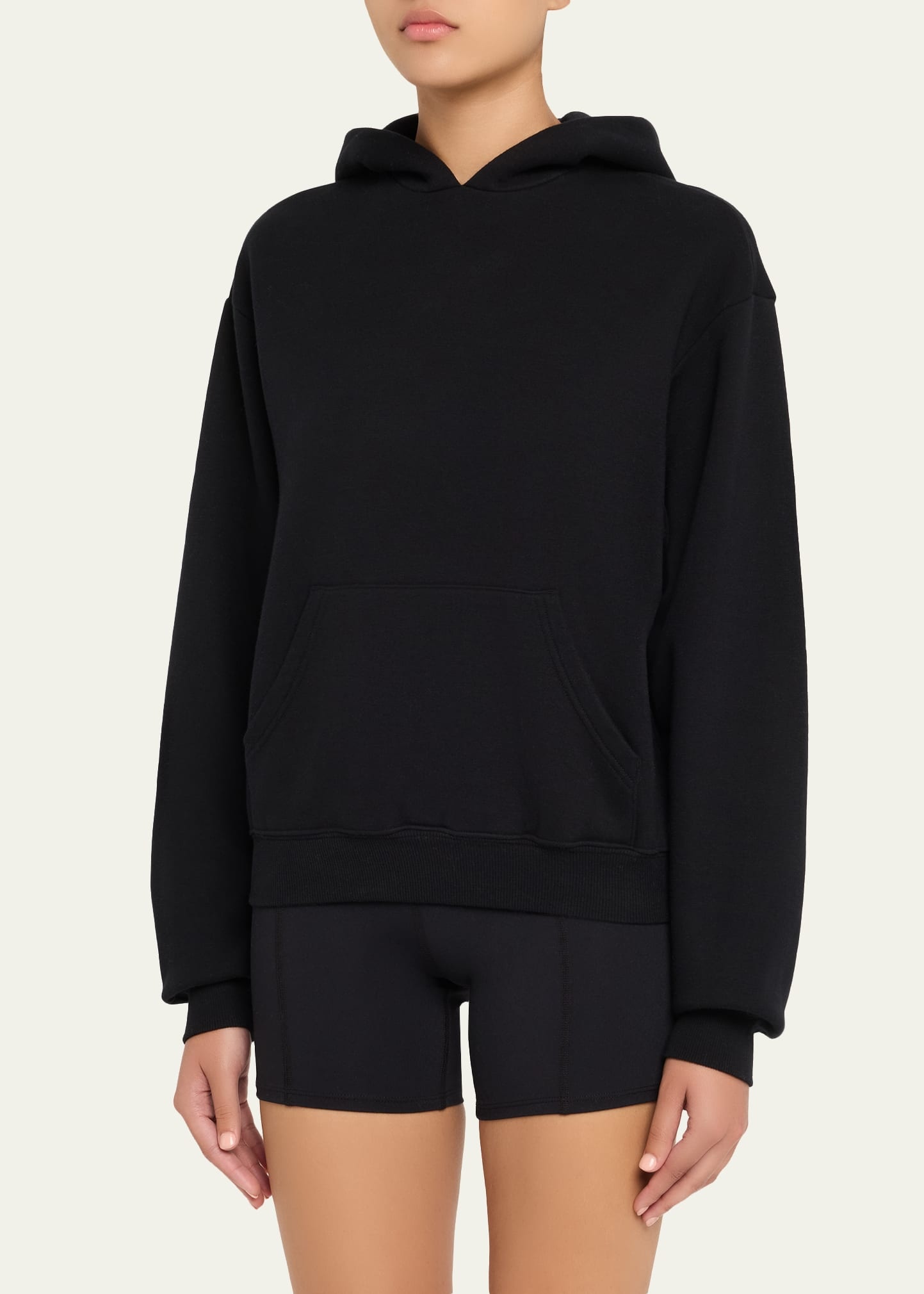 Cotton Fleece Hooded Pullover - 4