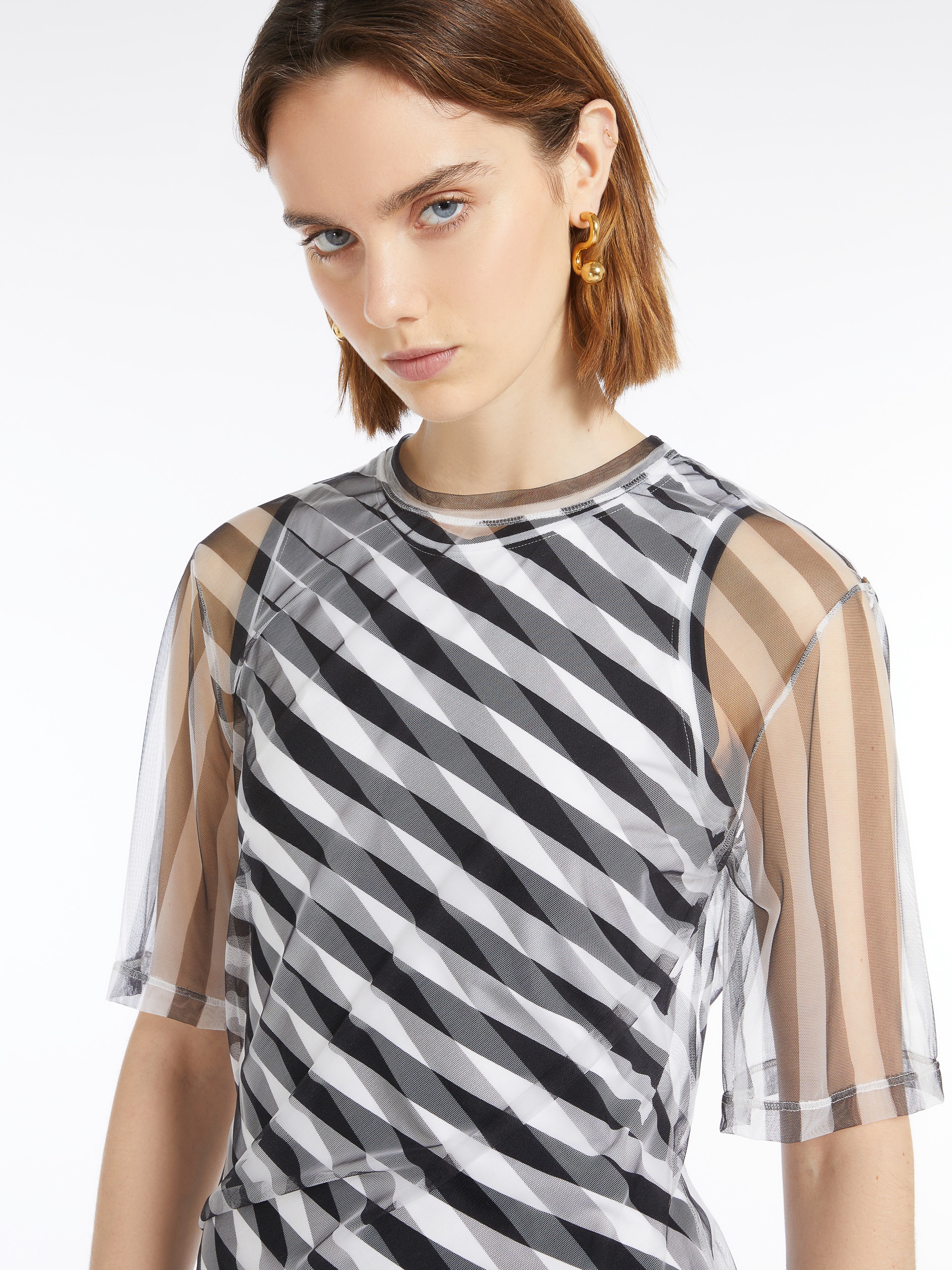 PAUSA Double op-art dress - 5