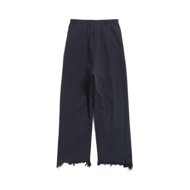 BALENCIAGA Unity Sports Icon Cropped Sweatpants in Black/white outlook