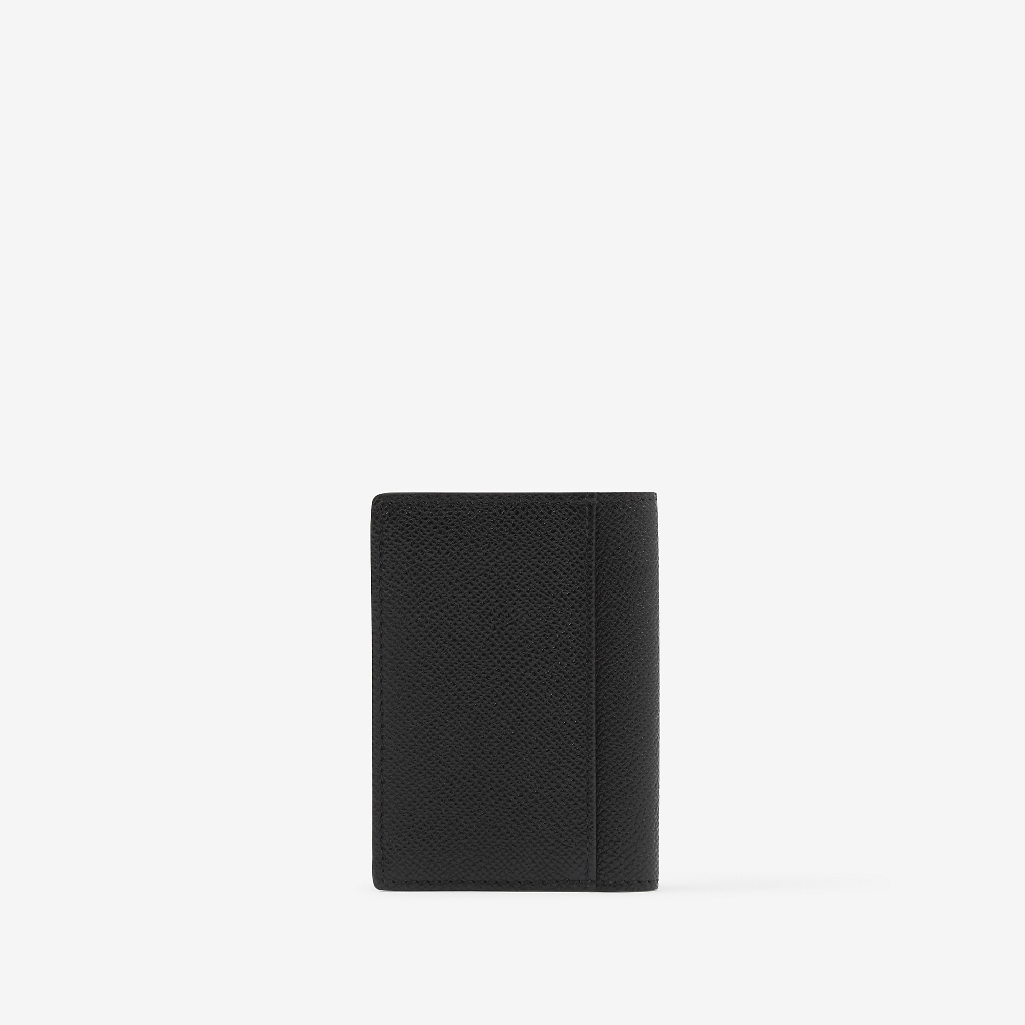 Grainy Leather TB Folding Card Case - 3