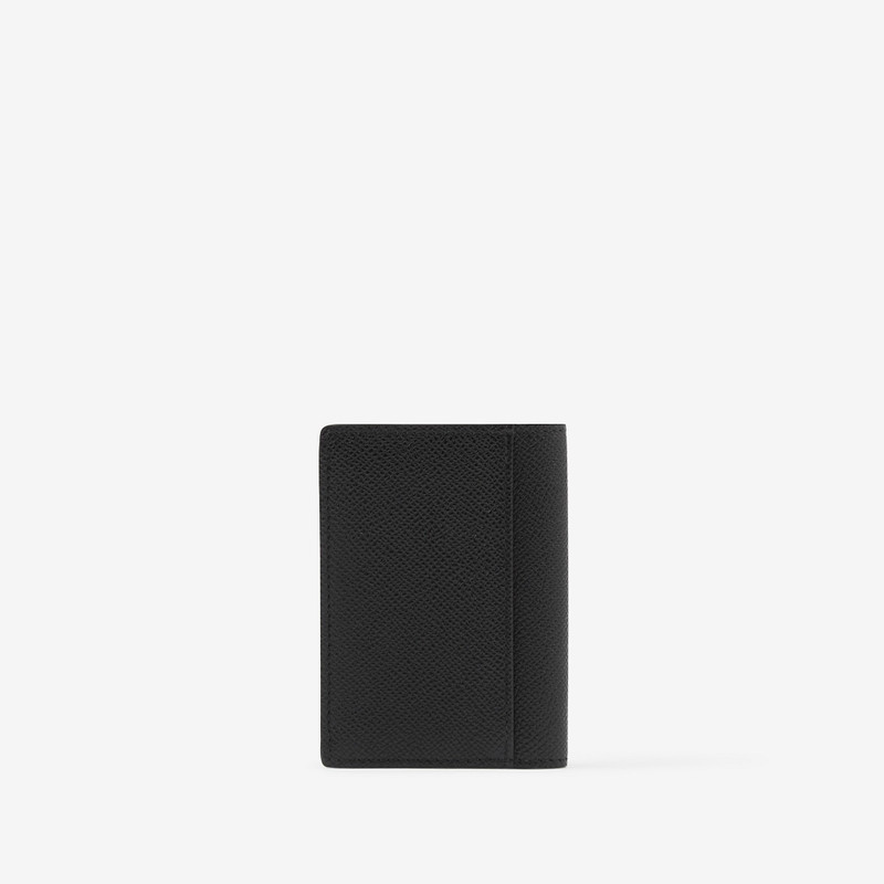 Grainy Leather TB Folding Card Case 3