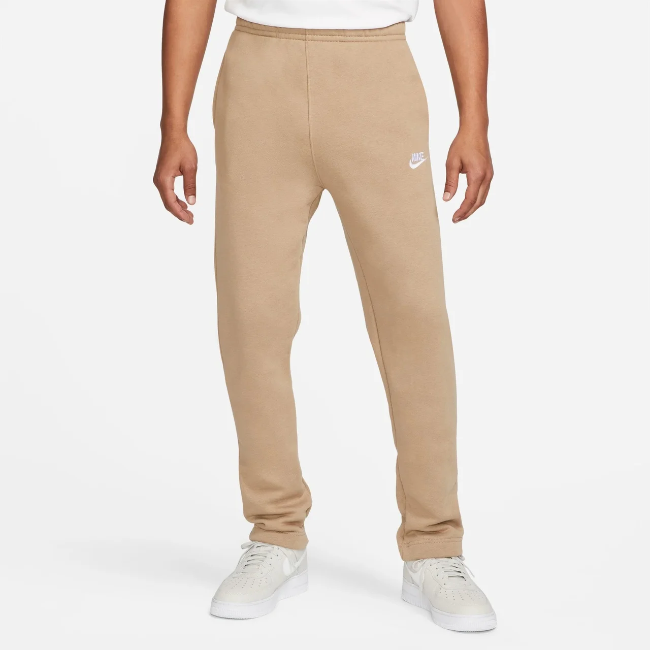 Nike Mens Nike Open Hem Club Pants - 1