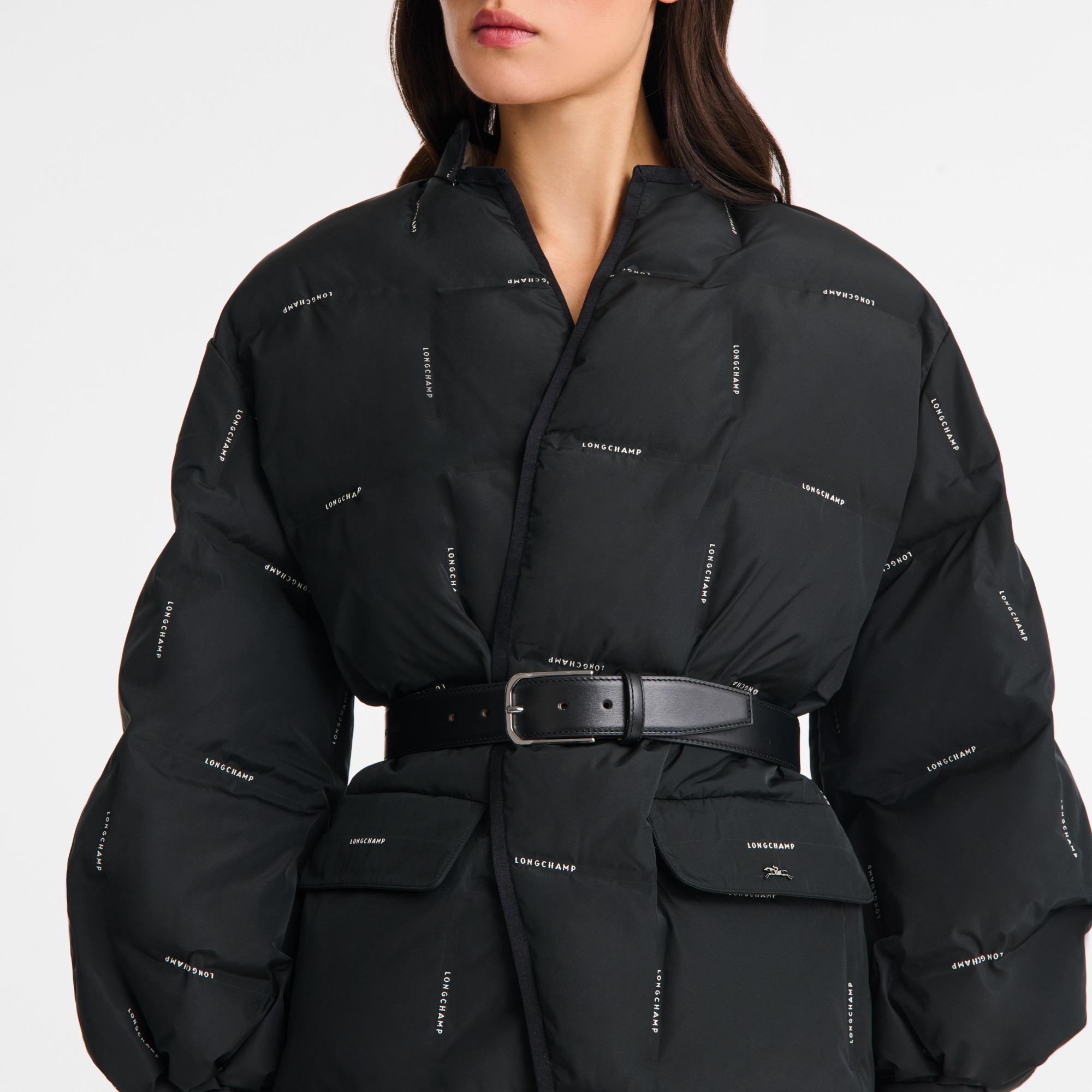 Black - Quilted techno-taffeta - 4