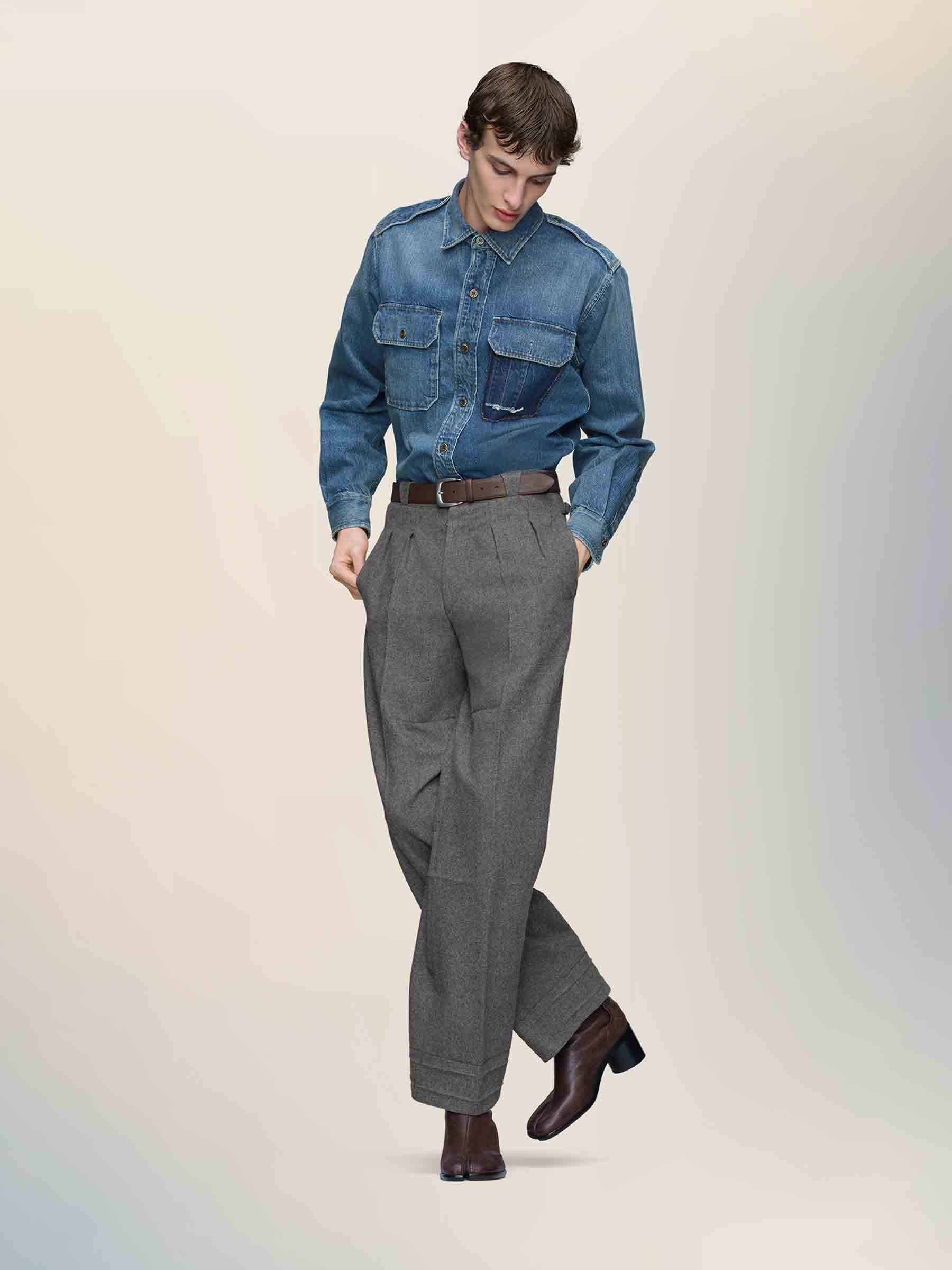 VINTAGE DENIM SHIRT - 2