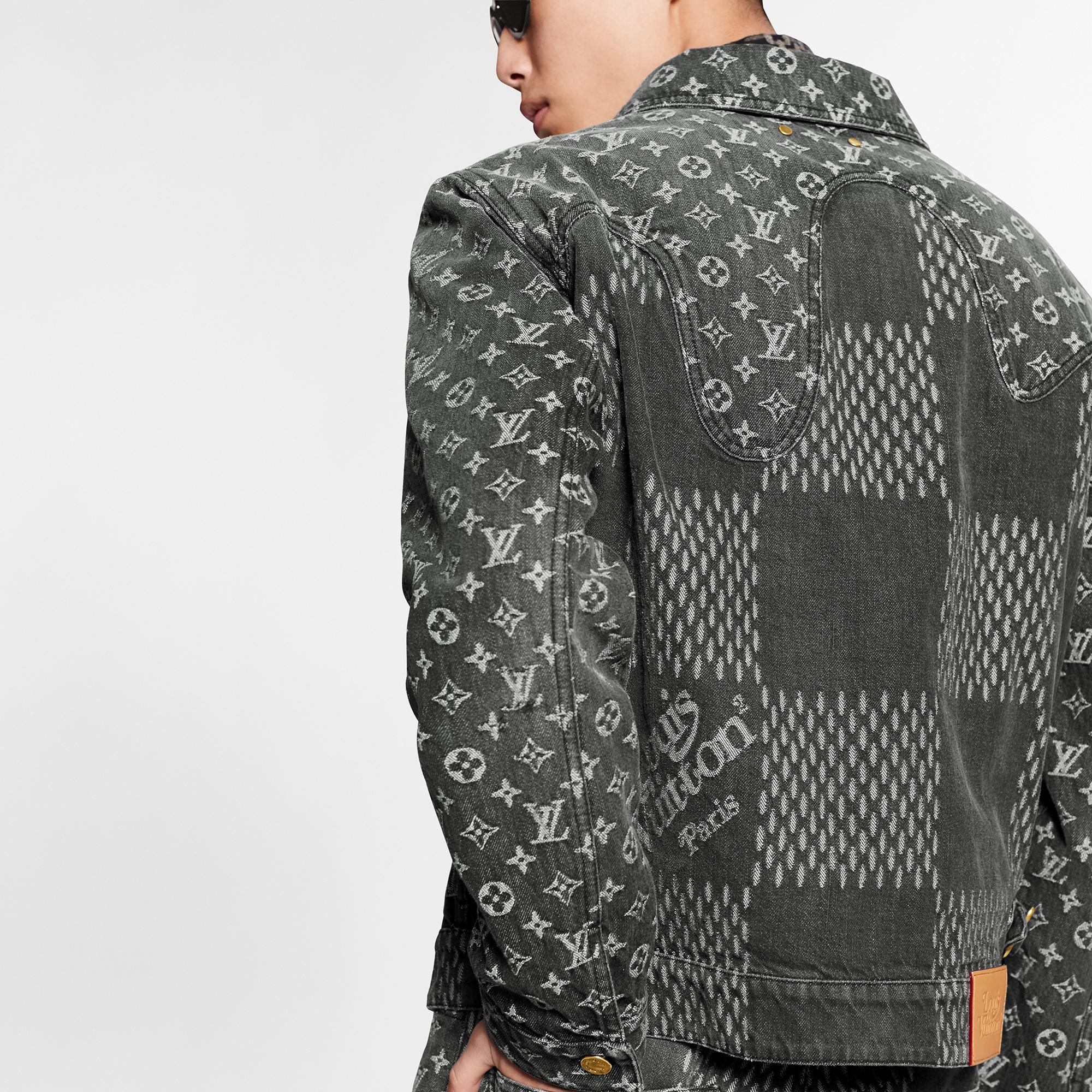 Giant Damier Waves Monogram Denim Jacket - 5