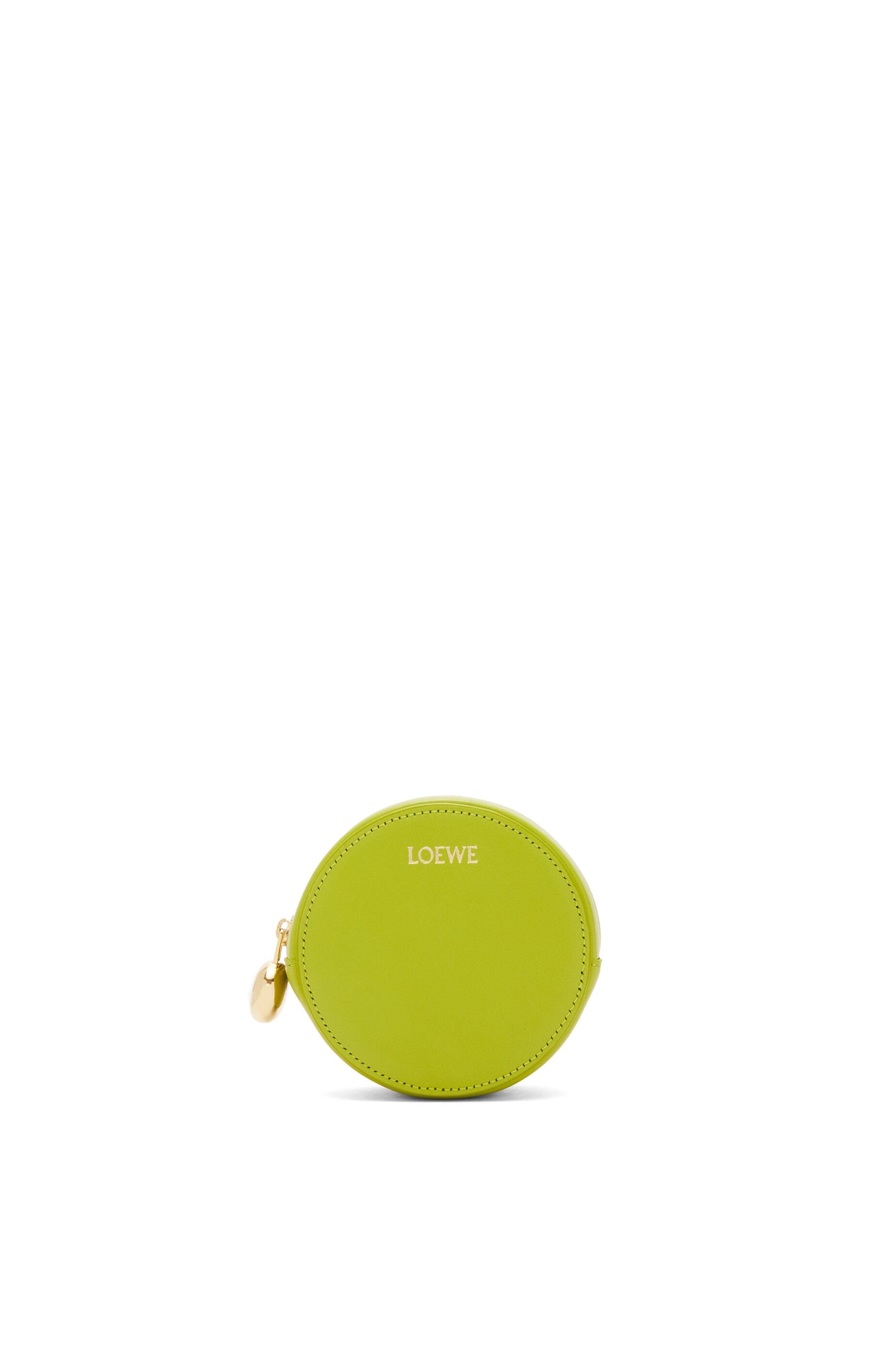Pebble cookie key holder in shiny nappa calfskin - 2