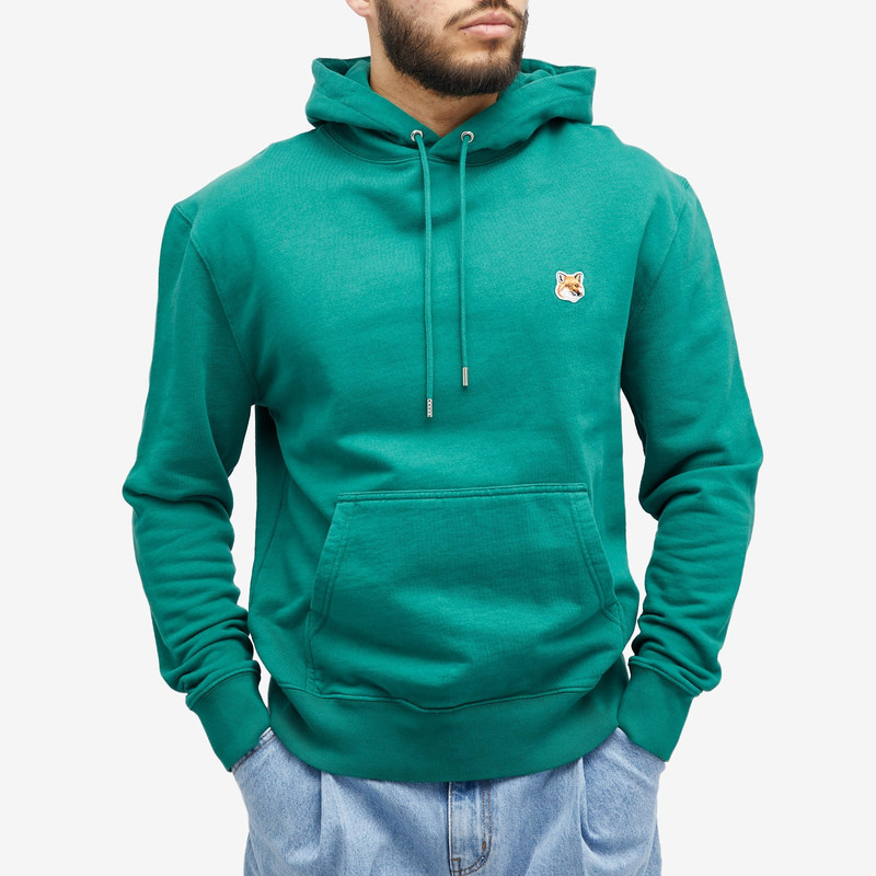 Maison Kitsuné Maison Kitsuné Fox Head Patch Regular Hoodie outlook