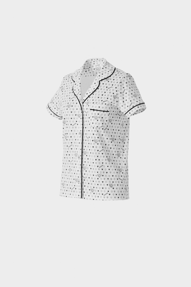 Short Sleeve Cotton Polo Pajama Set — MACKAGE x Roller Rabbit 8