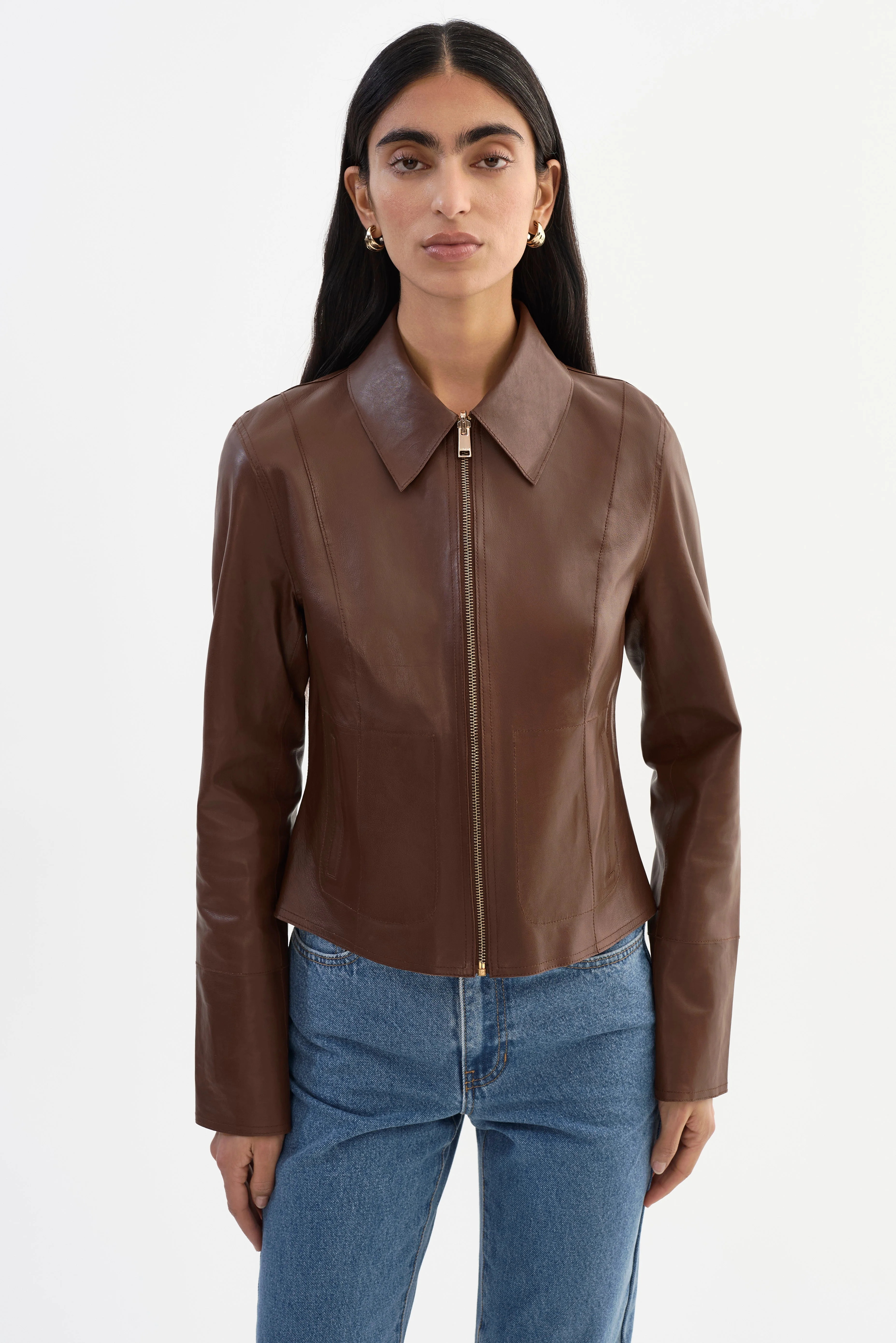 CLARIE | Reversible Leather Jacket - 1