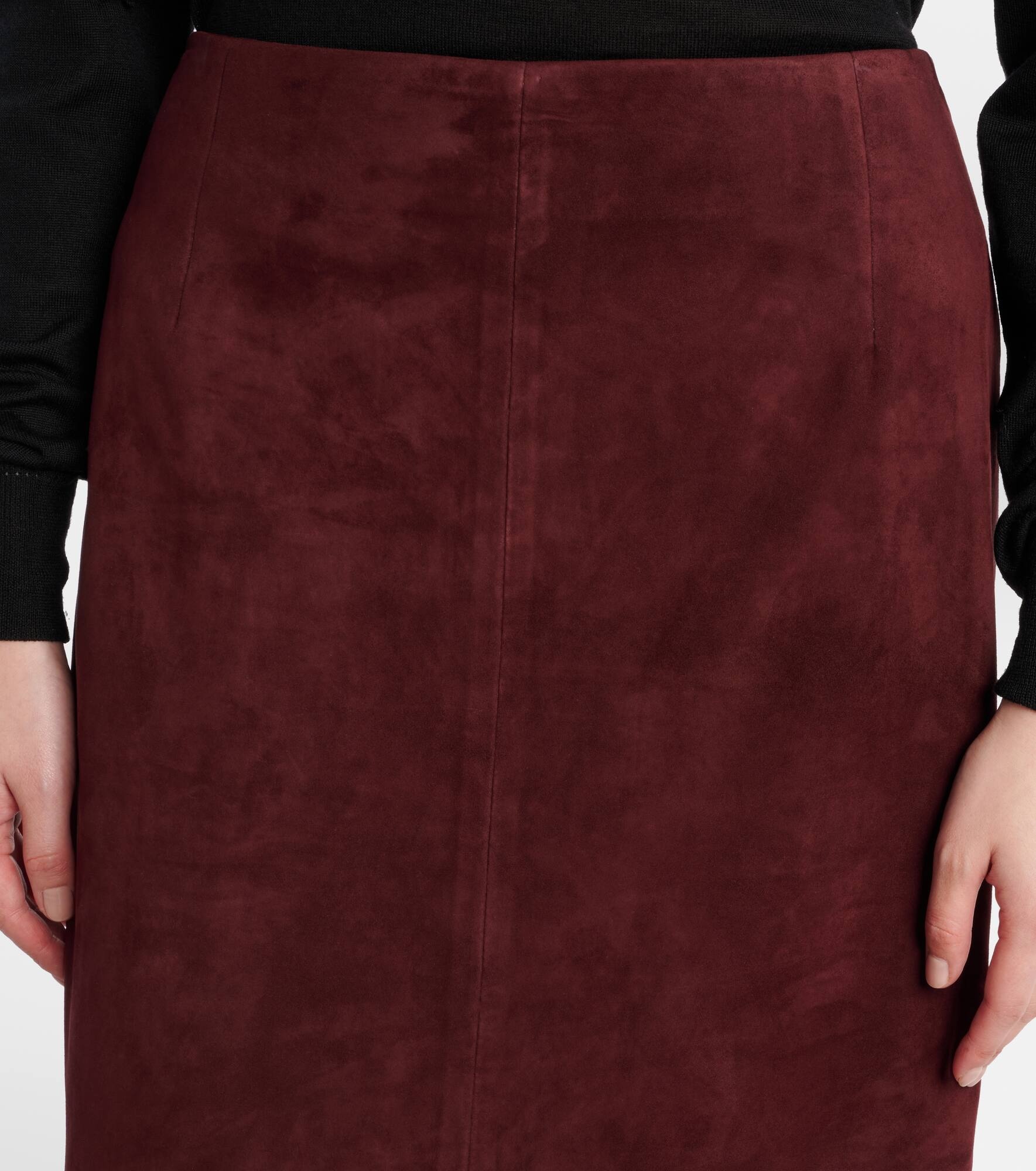 Selly suede midi skirt - 4