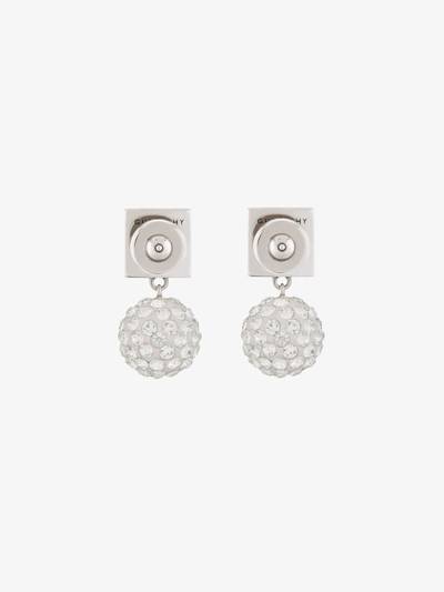 Givenchy 4G EARRINGS IN METAL WITH CRYSTALS outlook