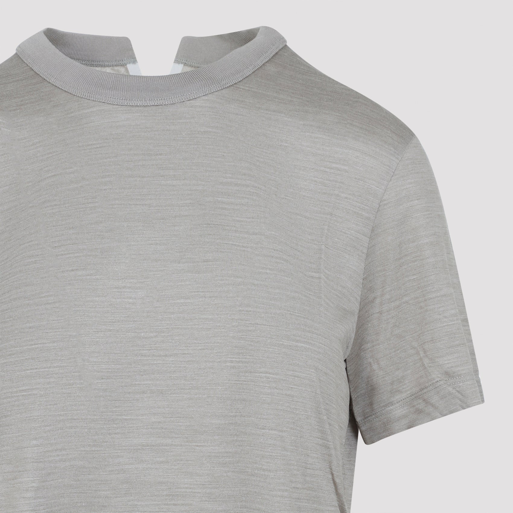 Carven Gray Fitted T-Shirt Women - 3