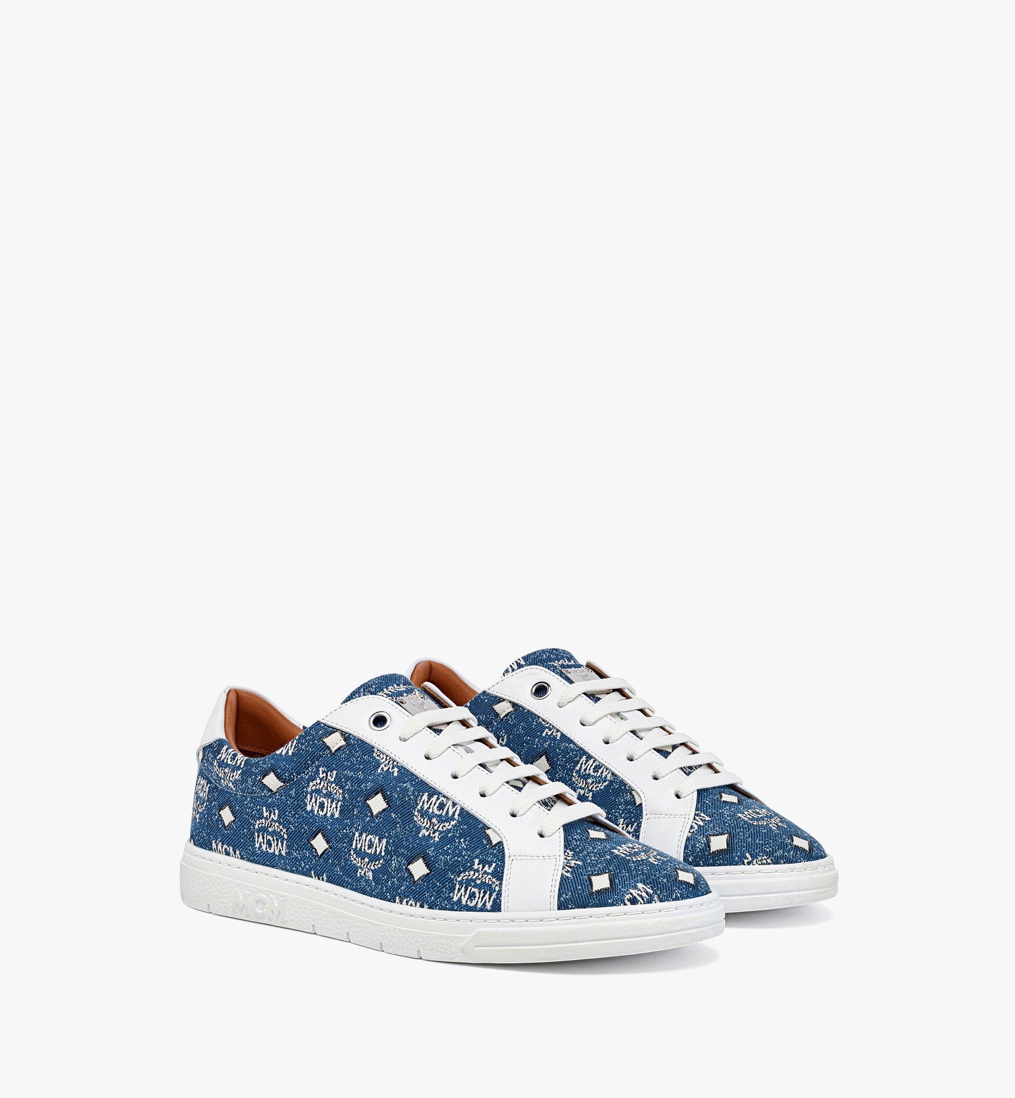 Terrain Lo Sneakers in Denim Jacquard - 1