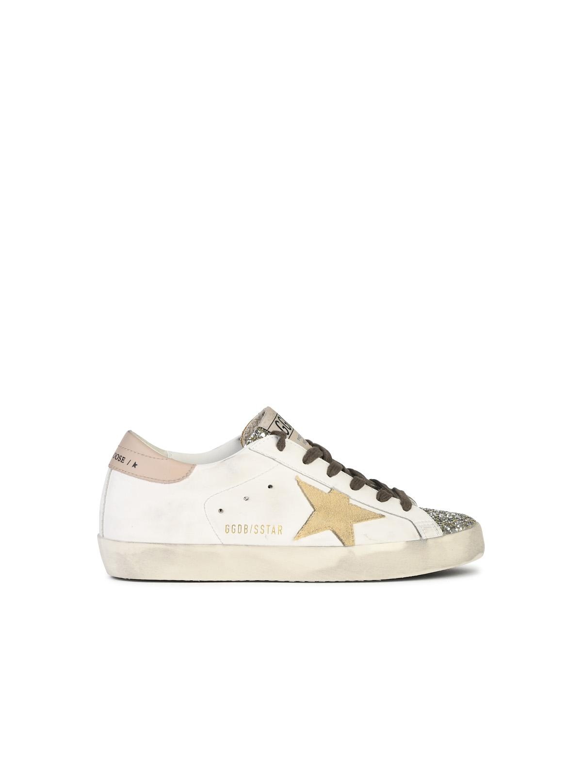 Golden Goose White Lear Sneakers - 1