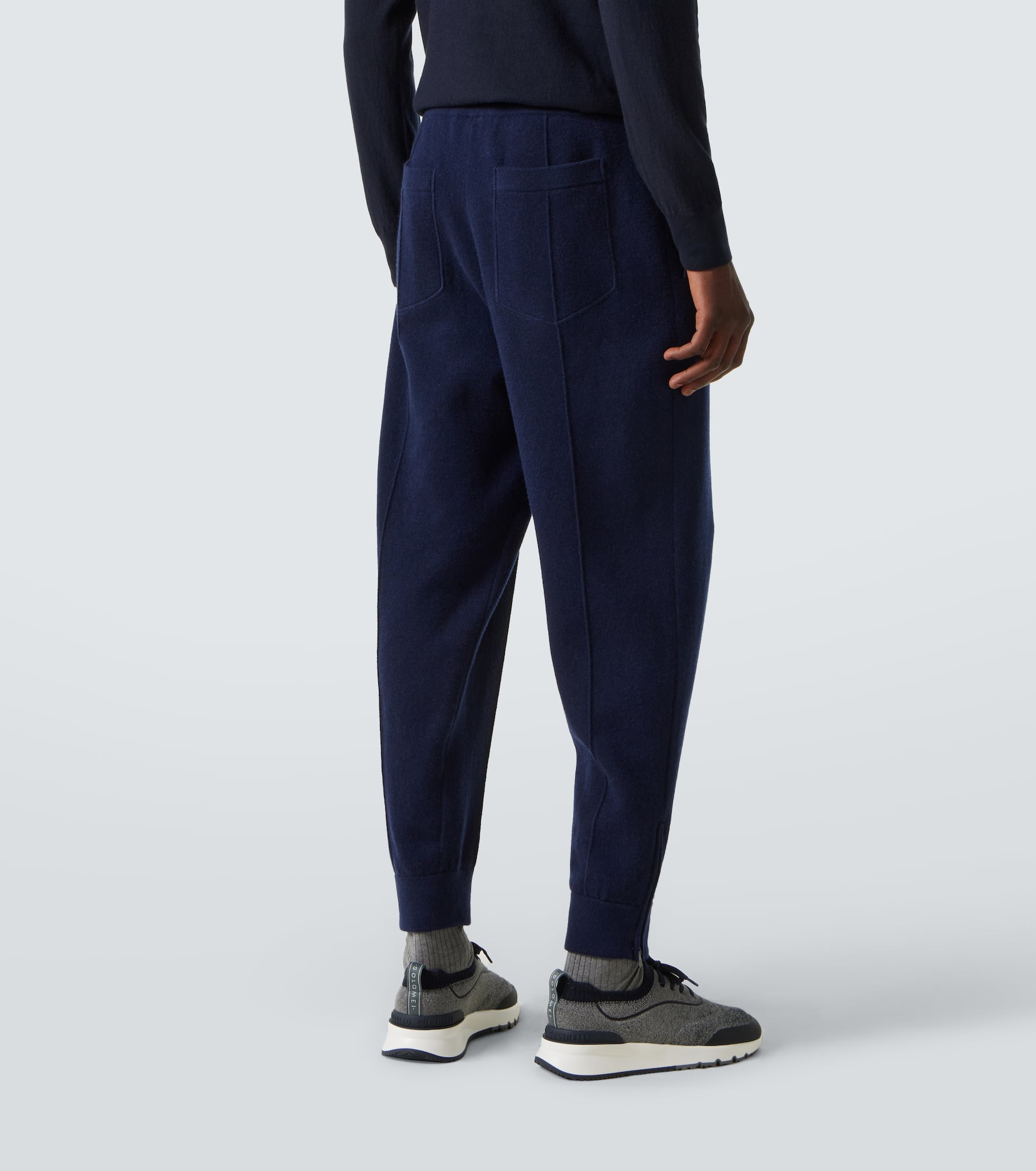 Cashmere-blend sweatpants - 4